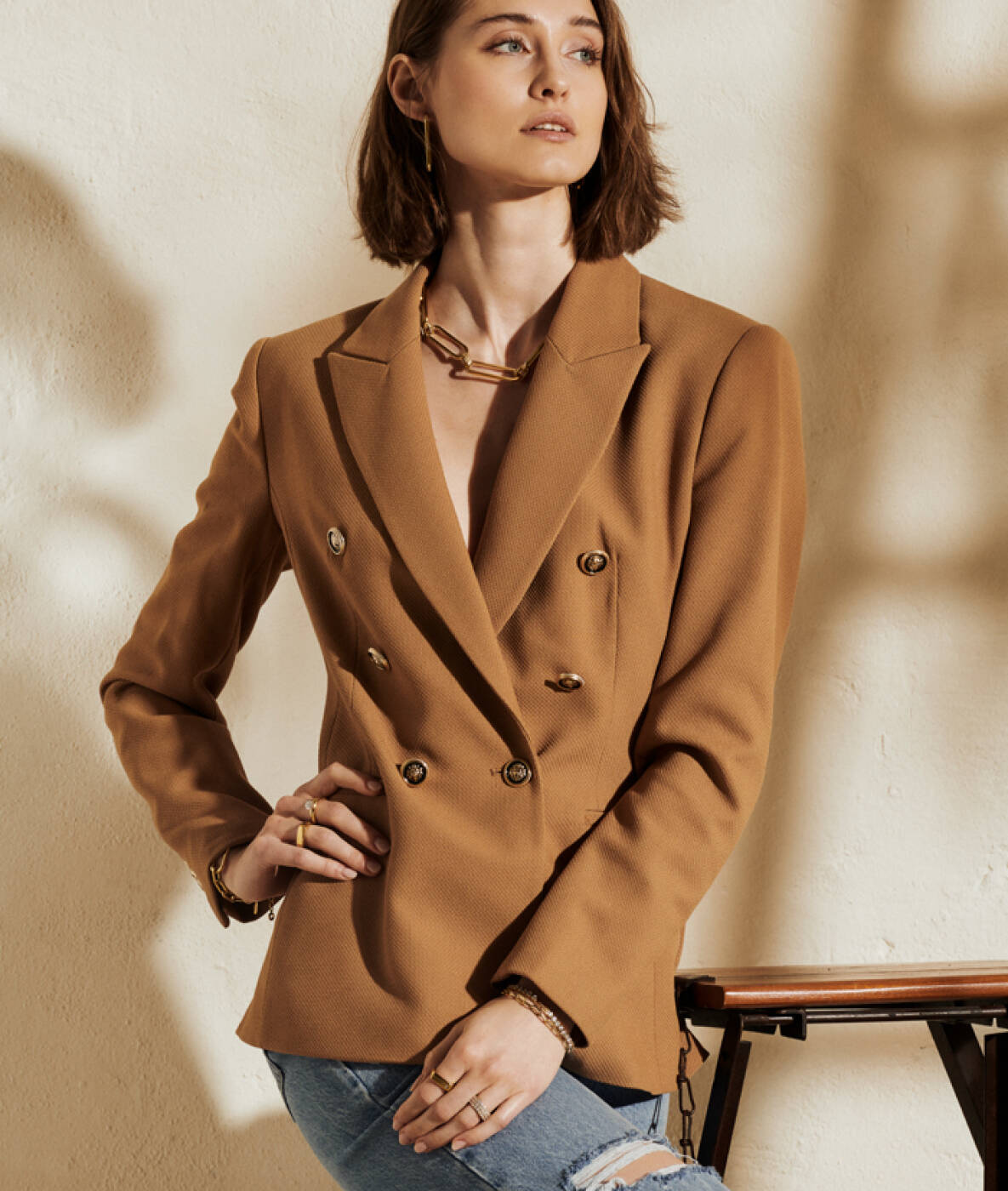 CHANIA Big Short Necklaces Steel