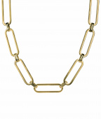 CHANIA Big Short Necklaces Gold