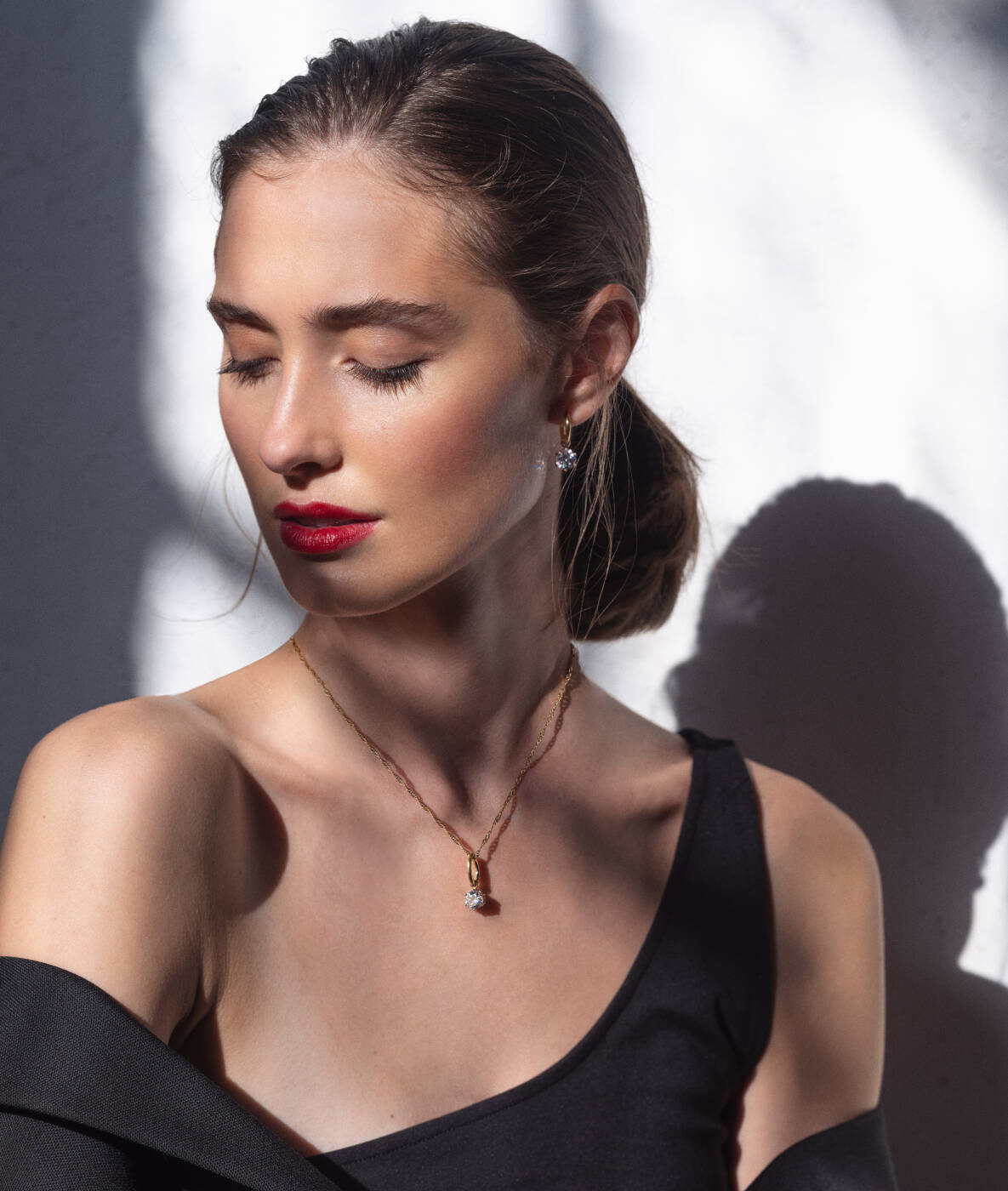 NOVA Crystal Earrings Steel