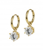 NOVA Crystal Earrings Gold