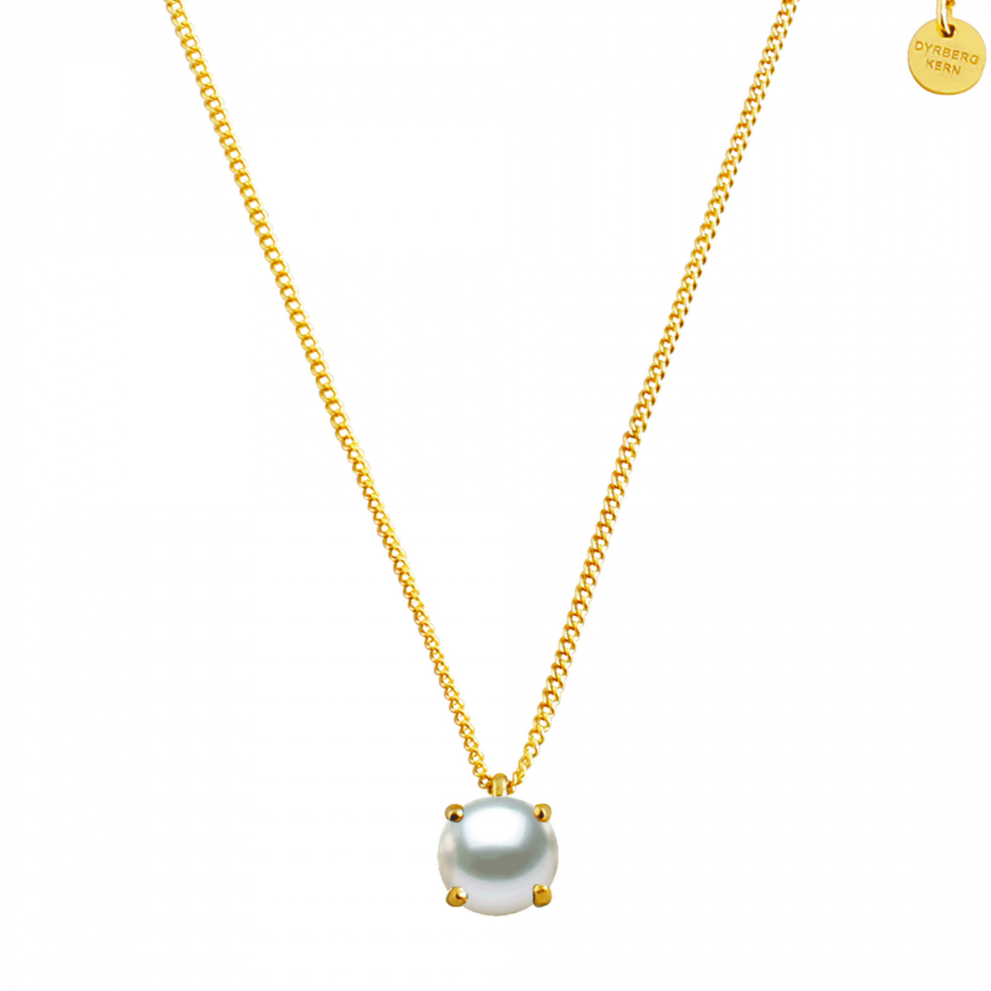 MANNY Gold WHITE PEARL Necklaces