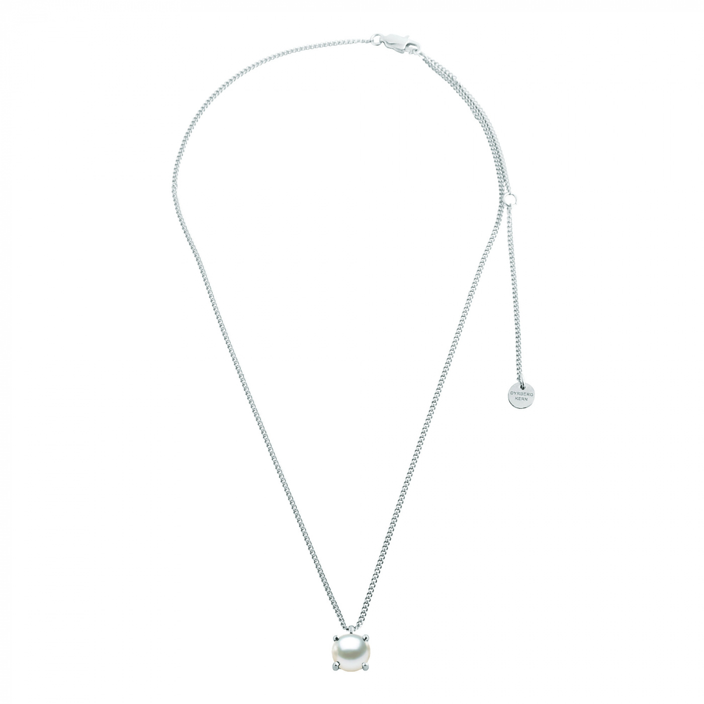 MANNY Silver WHITE PEARL Necklaces
