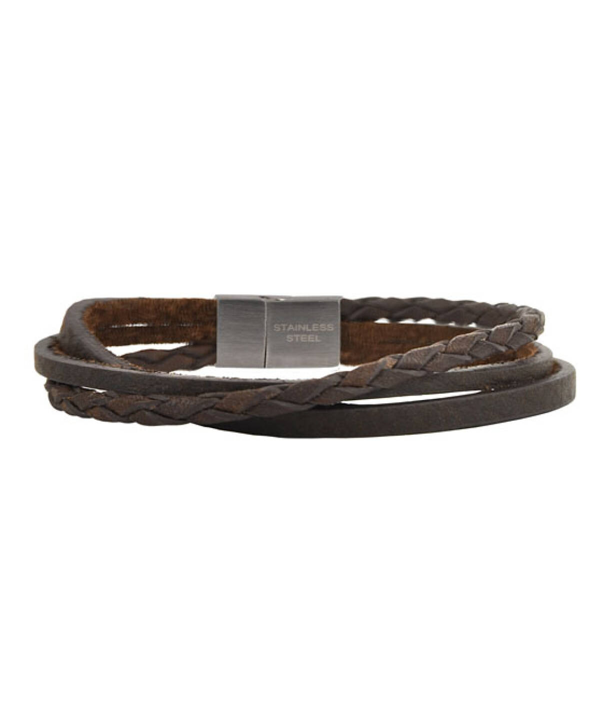 VICTOR Bracelets Brownt/Steel