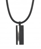 MOLTAS Necklaces Black/Steel