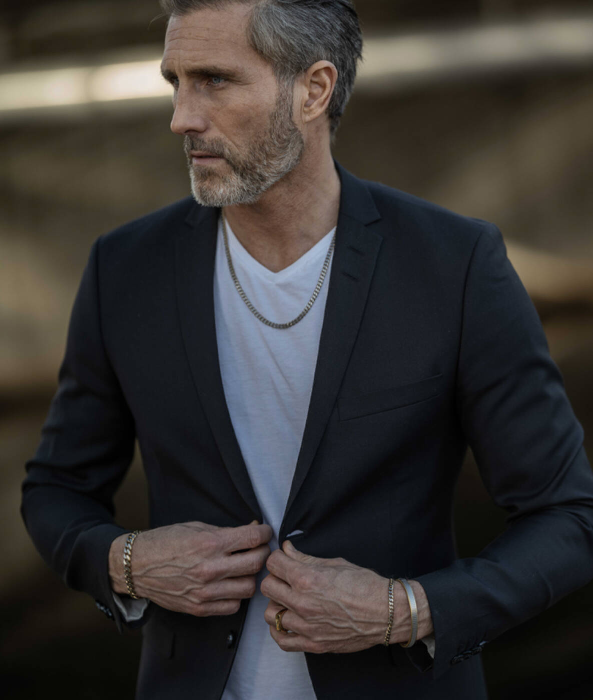 TEXAS Small Bracelets Black/Steel