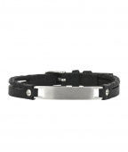 PONTUS Bracelets Black/Steel