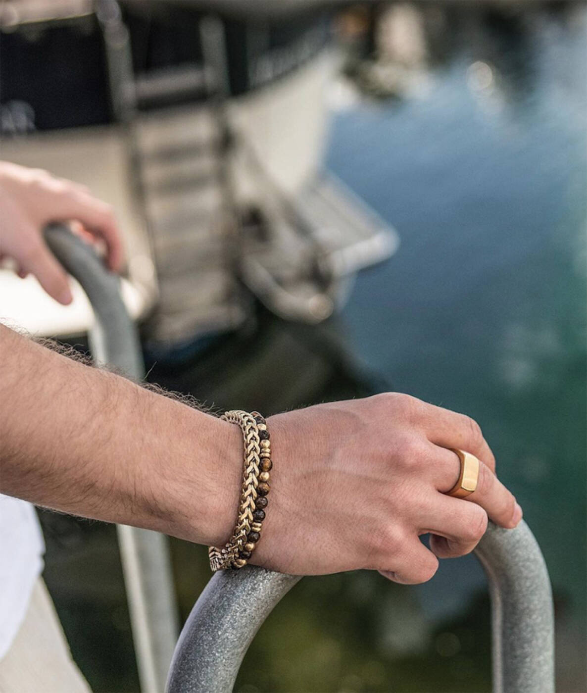 EDDIE Bracelets Brownt/Gold