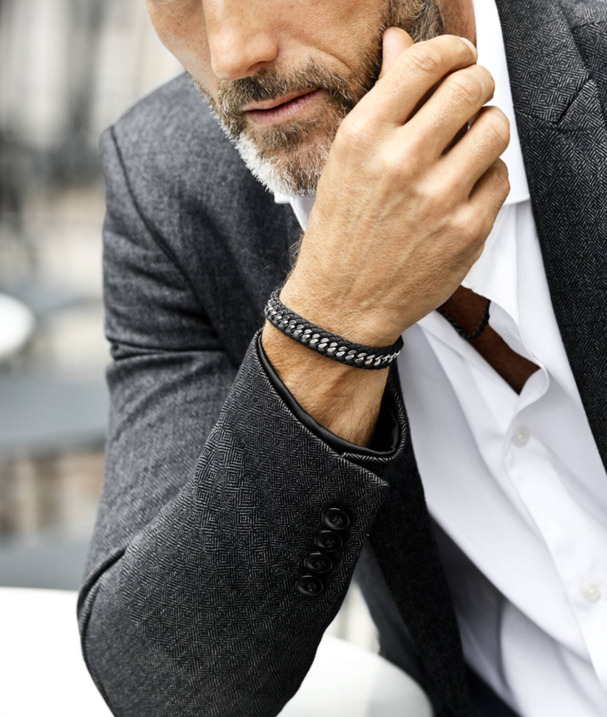 KIAN Bracelets Black/Steel