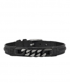TEXAS Leather Bracelets Black