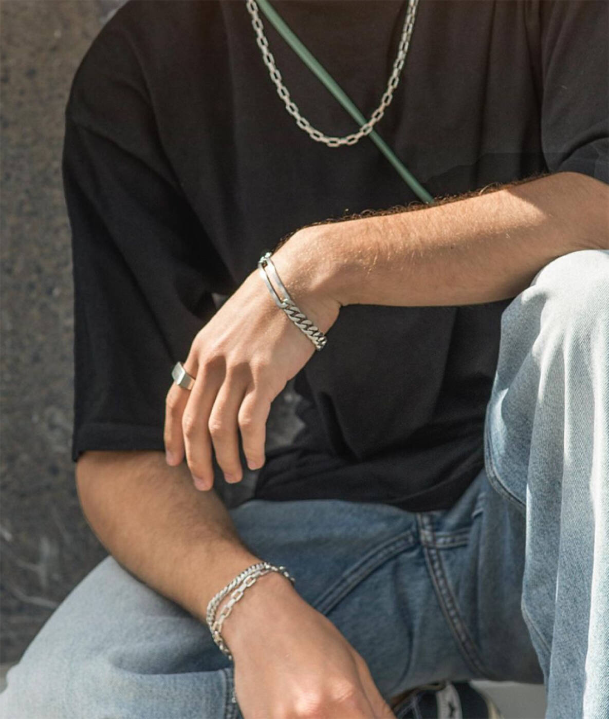 BENJAMIN Chain Bracelets Steel