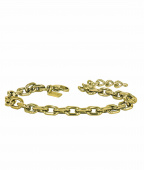 CHARLIE Chain Bracelets Blankt Gold
