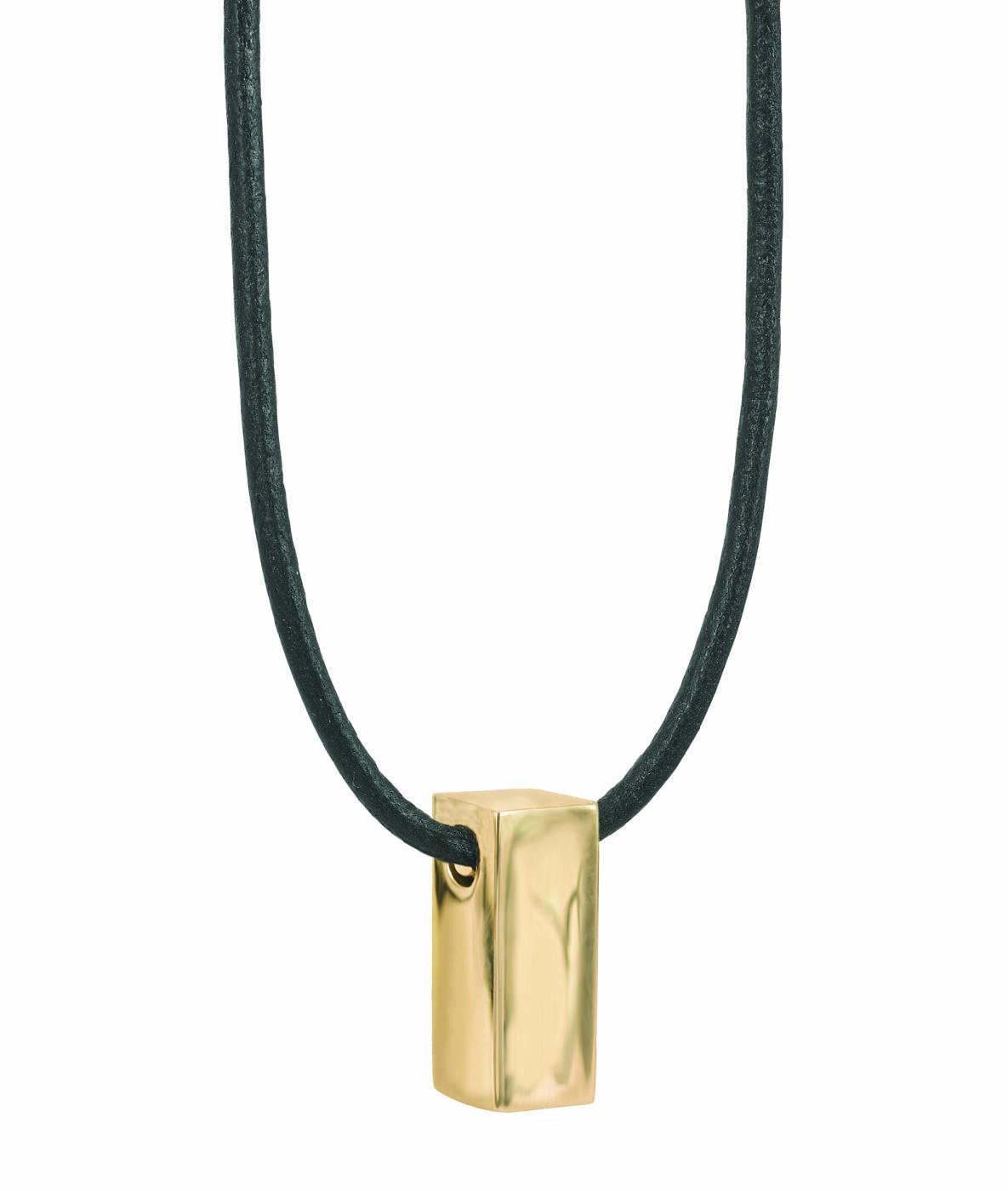 TIM Leather Necklaces Gold