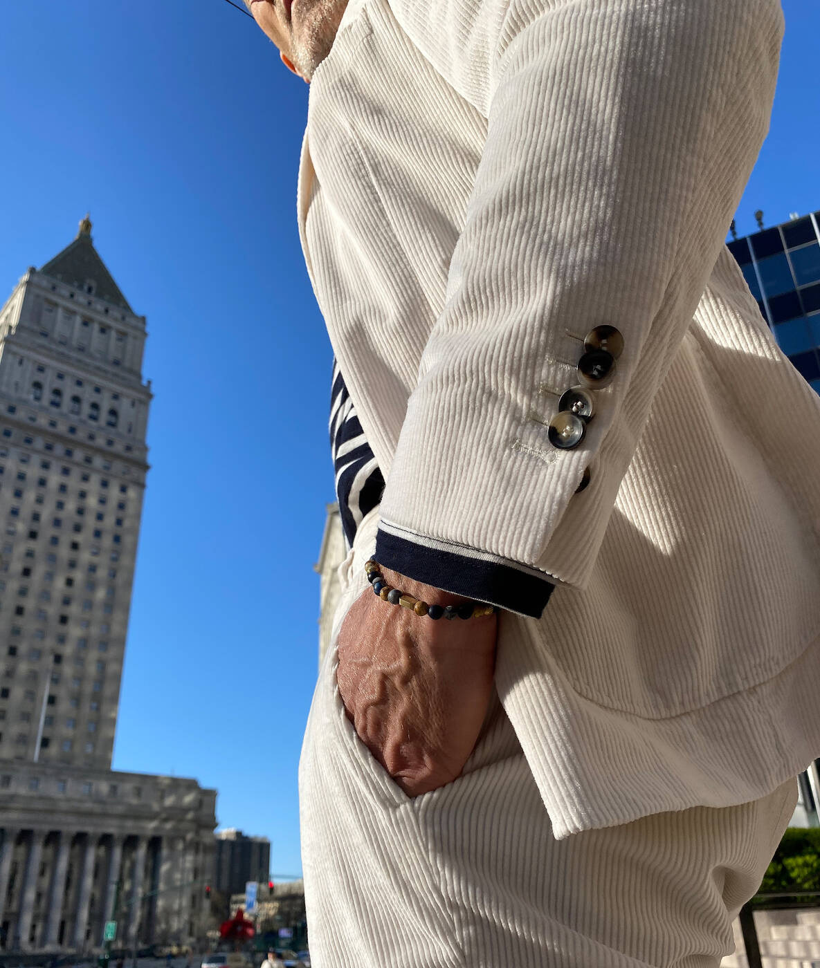 MIKE Bracelets Gold/blue