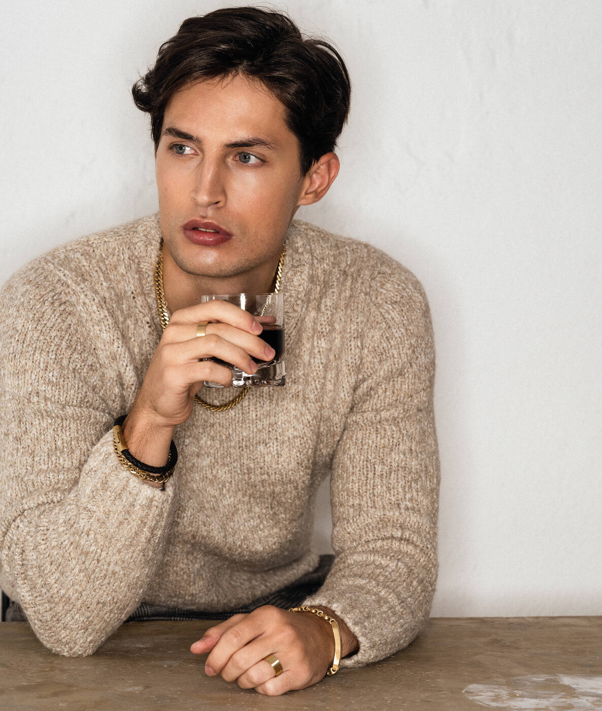 RIWER Small Necklaces Gold