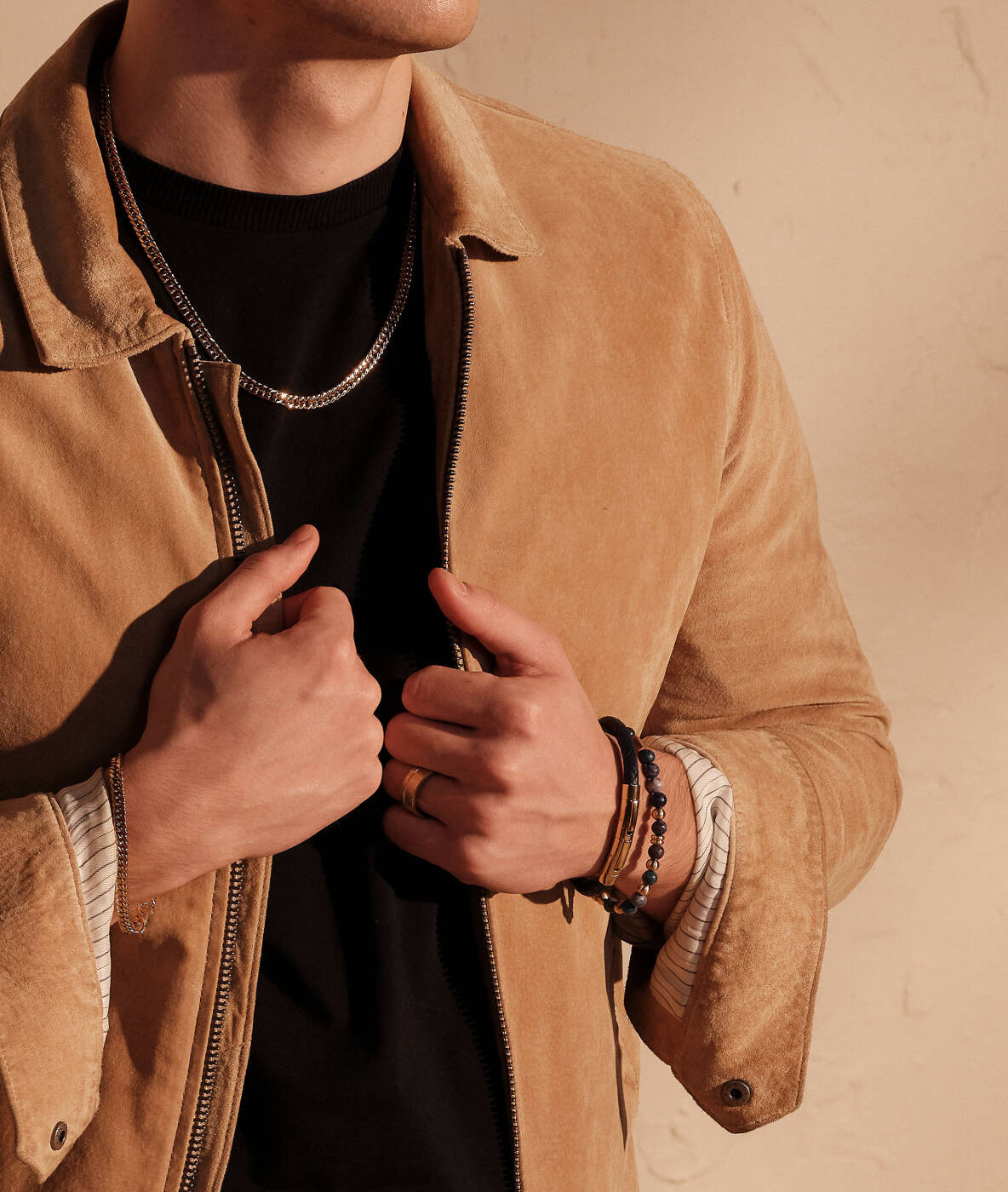 IZAR Bracelets Navy/Gold