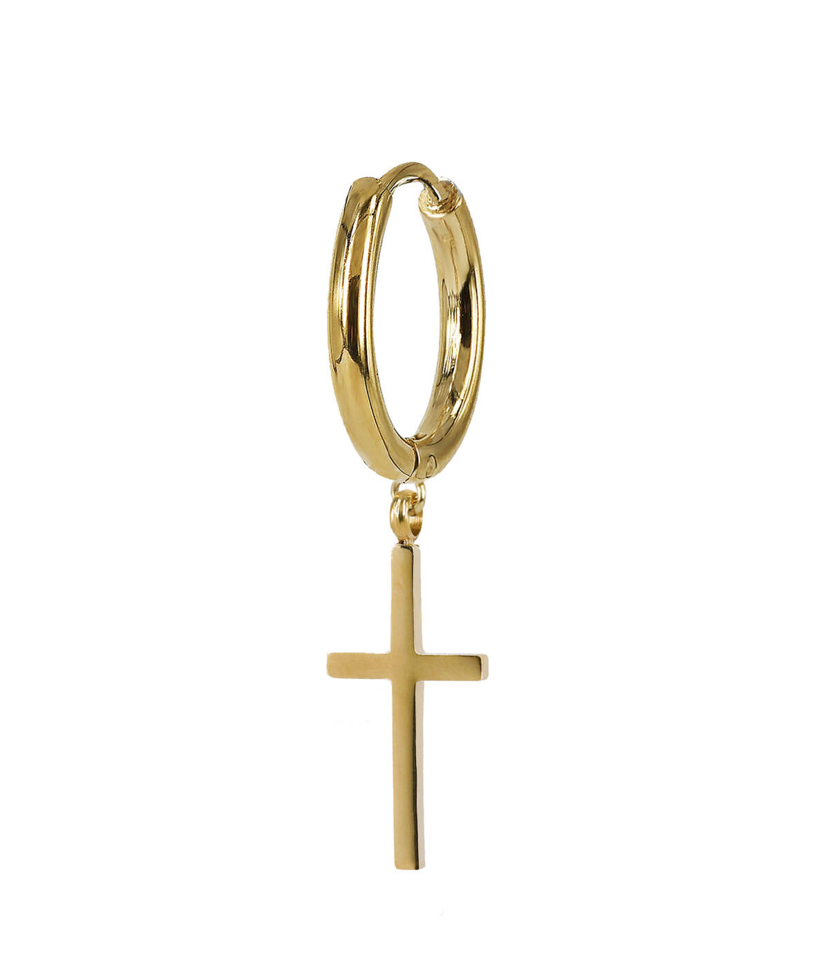 CROSS Earrings Gold