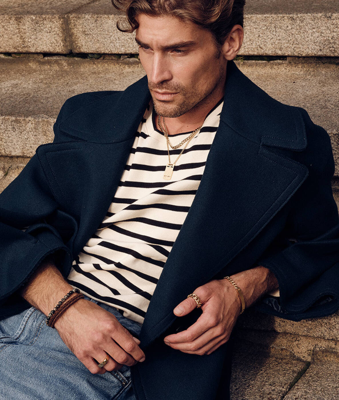 DYLAN Matt Gold ring