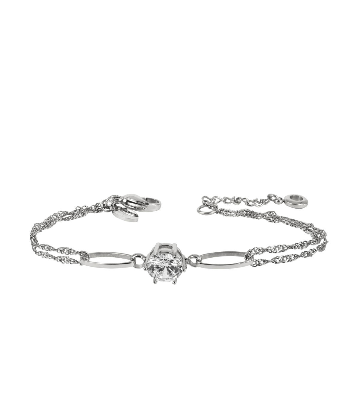 NOVA Crystal Bracelets Steel