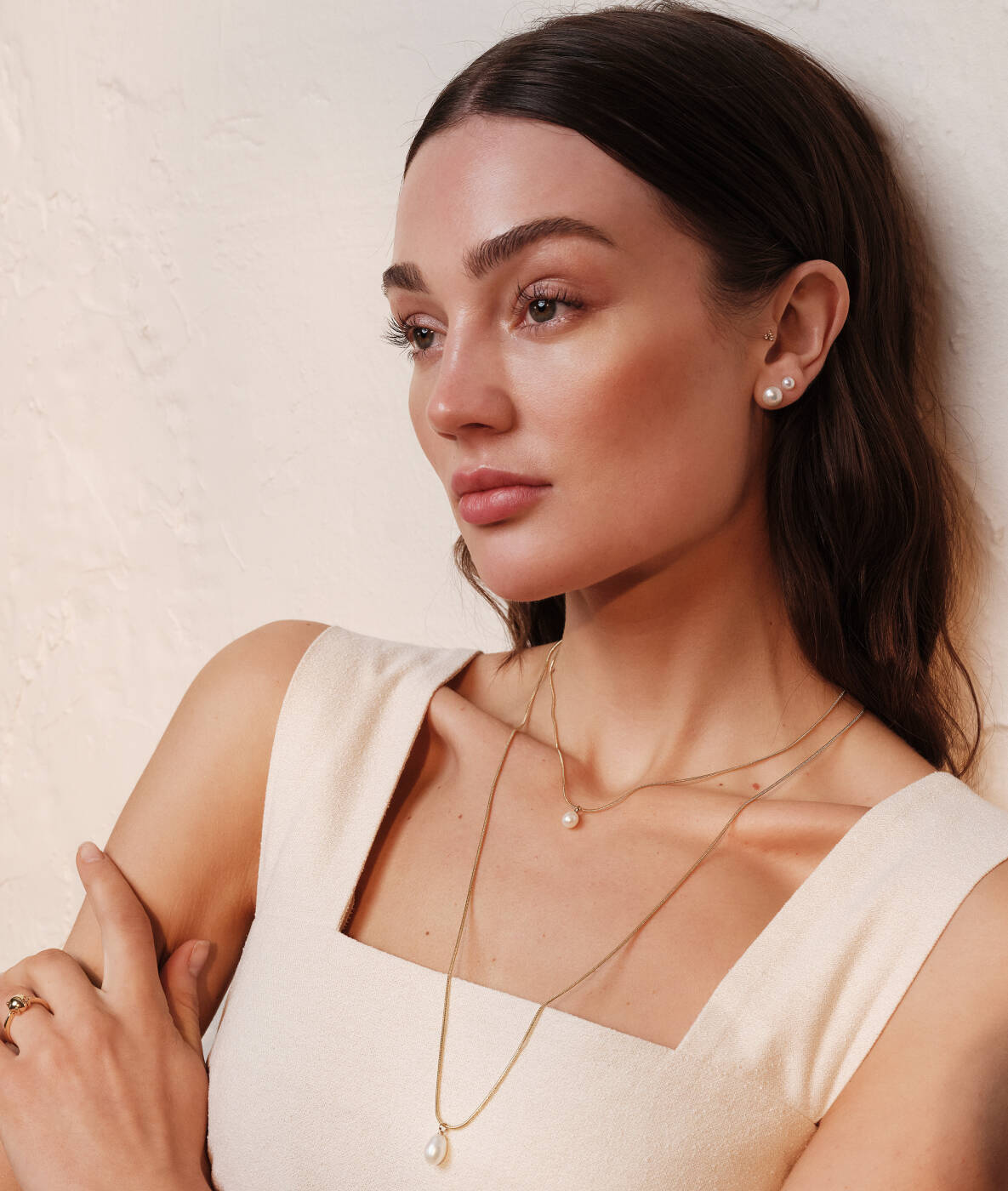 PALMA Stud Small Earrings Gold