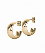KLARA Wide 20mm Earrings Gold