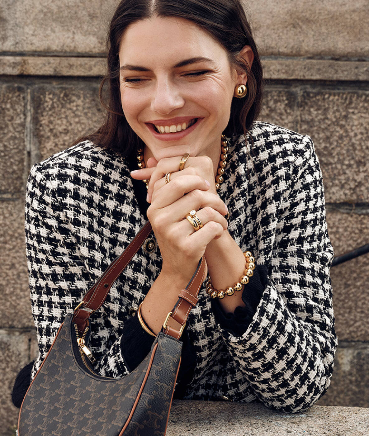 ESSIE Stud Earrings Steel