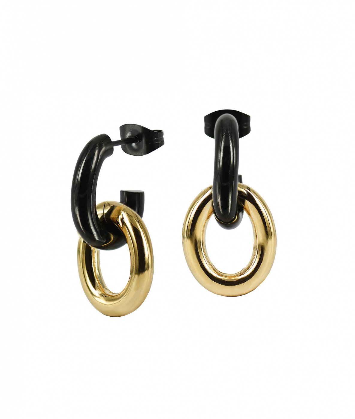 RUBY Earring Svart/Gold