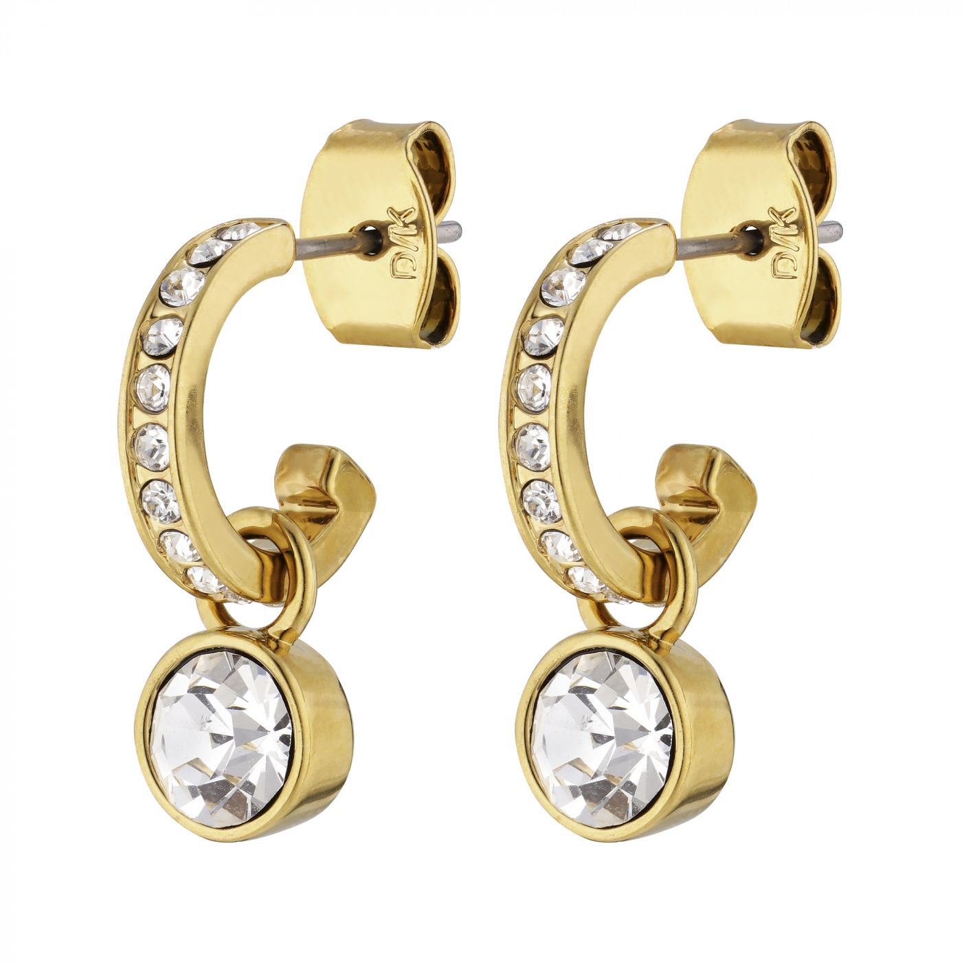 DESSA Gold CRYSTAL Earring