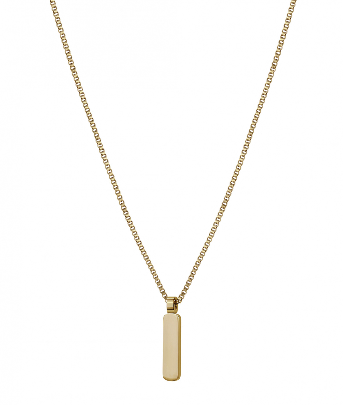 BOONE Plate Necklace Gold