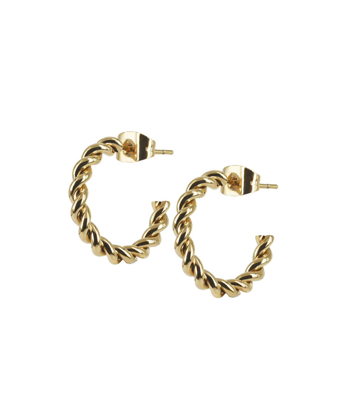 TWIST Medium Earrings Gold