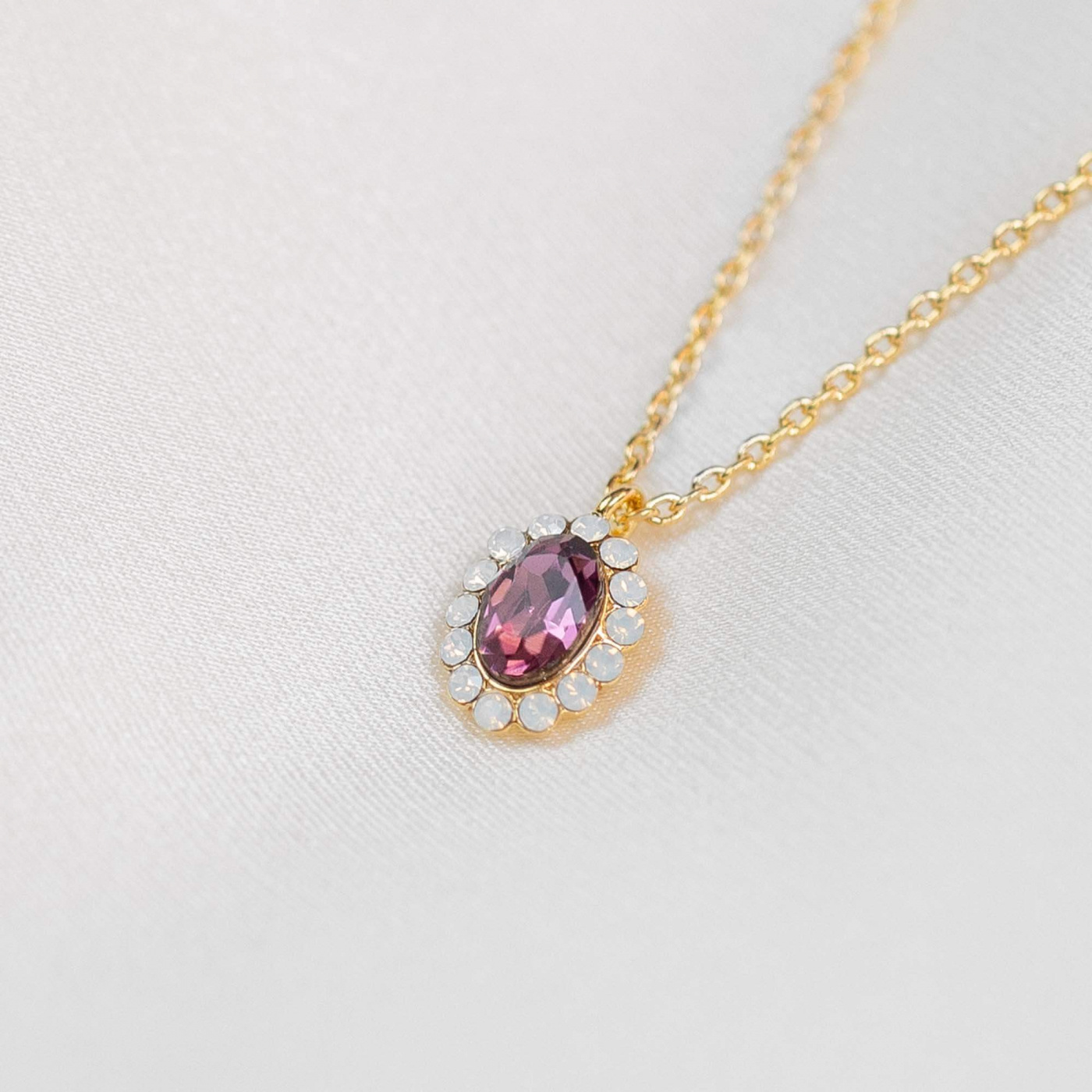 Petite Moon Necklaces - Iris