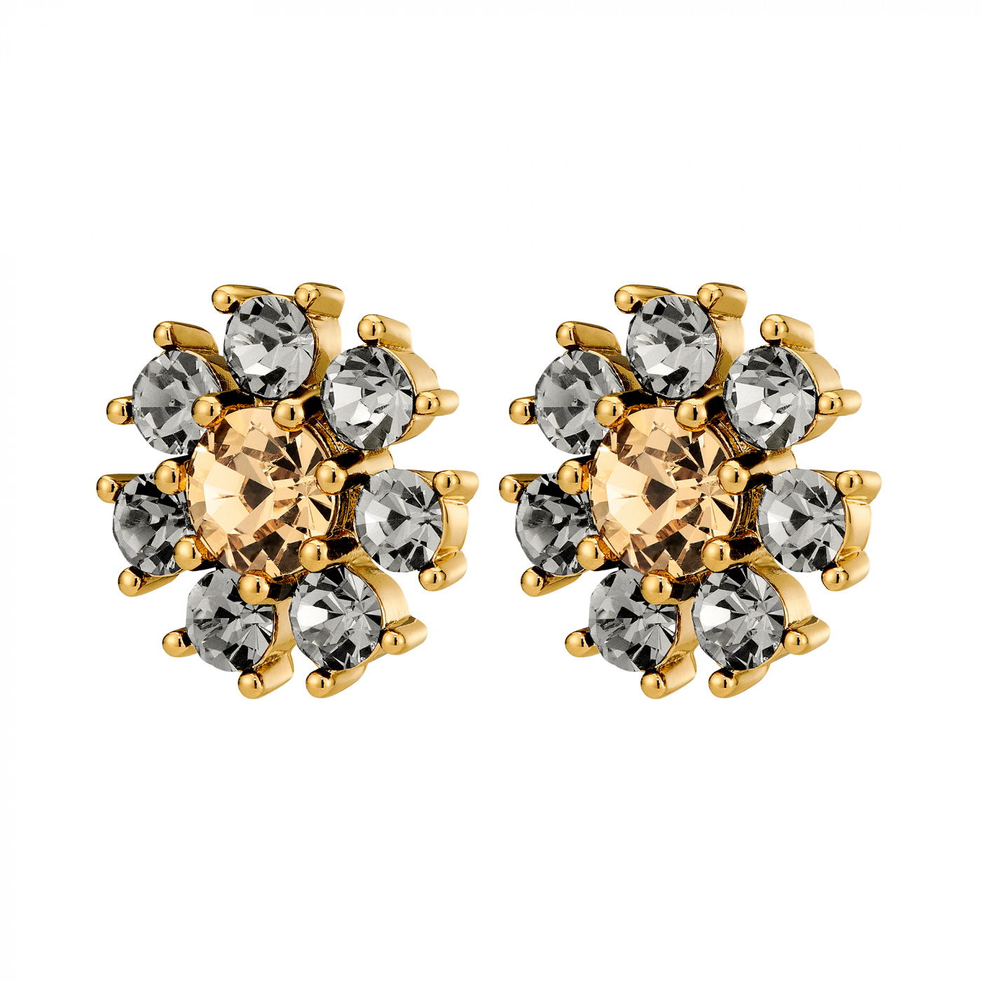 AUDE SG GREY /GOLDEN Earrings Gold