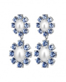 LINA SS LIGHT SAPPHIRE / CRYSTAL Earrings LINA SS LIGHT SAPPHIRE / CRYSTAL Earrings