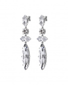 TENERE SS CRYSTAL EARRINGS SILVER TENERE SS CRYSTAL EARRINGS SILVER