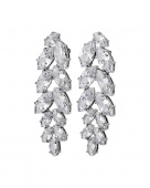 BANYAN SS CRYSTAL EARRINGS SILVER BANYAN SS CRYSTAL EARRINGS SILVER