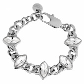 ZELKO SS CRYSTAL Bracelet Silver ZELKO SS CRYSTAL Bracelet Silver