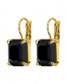 SEGIN SG BLACK EARRINGS GOLD SEGIN SG BLACK EARRINGS GOLD