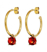 DIEGA SG RED Earrings Gold DIEGA SG RED Earrings Gold