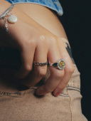 Moss Ring Silver Moss Ring Silver