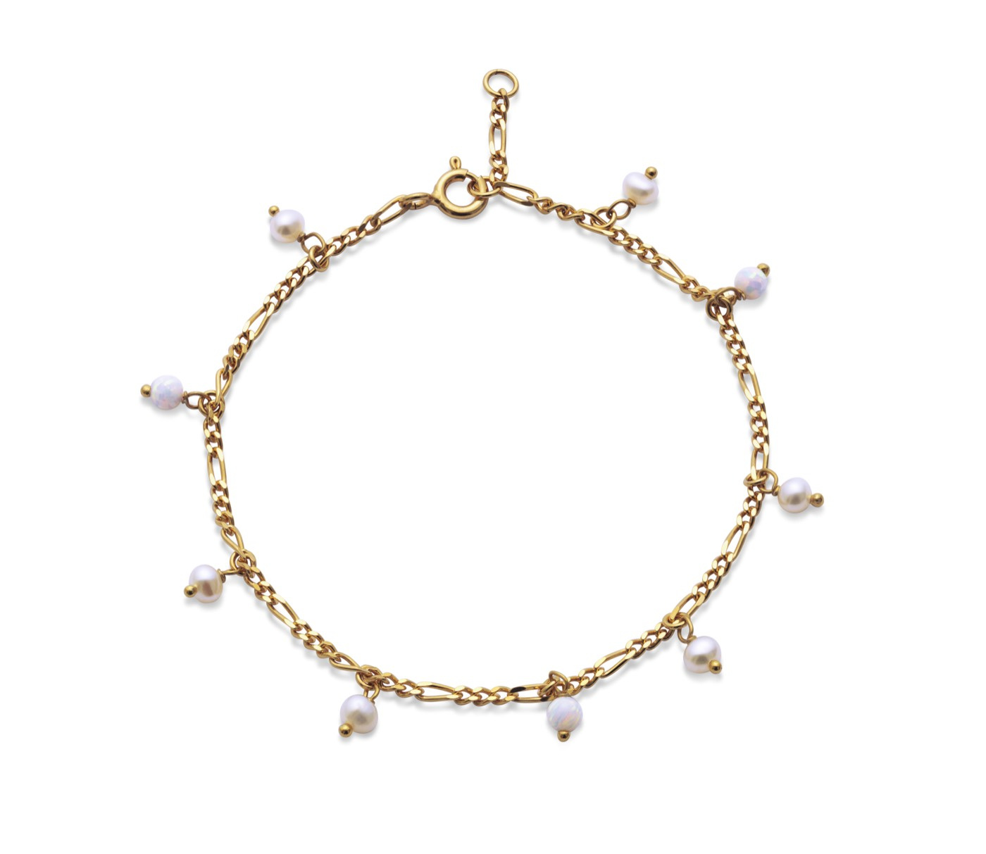 Lula White Bracelets (Gold)