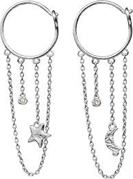 Nisha Earrings silver