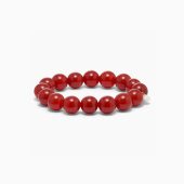Chunky Red Jade Stretch Bracelet Chunky Red Jade Stretch Bracelet