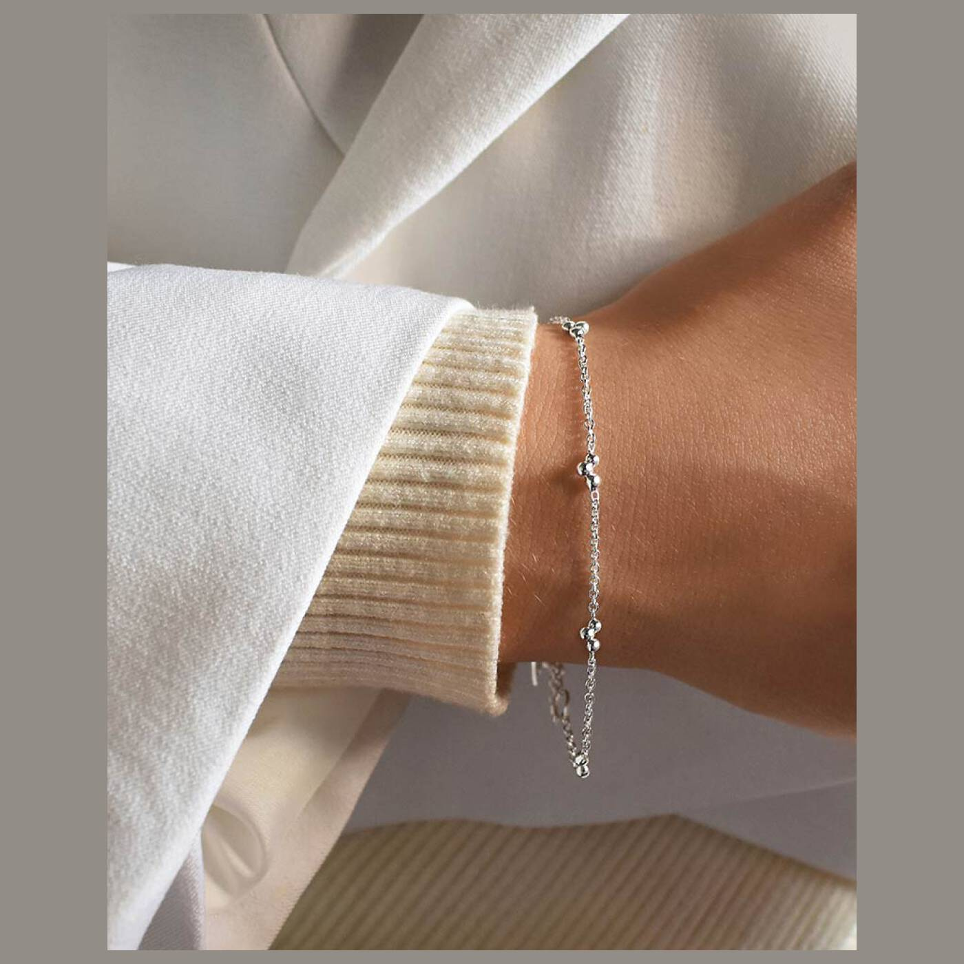 Drops full Bracelets silver