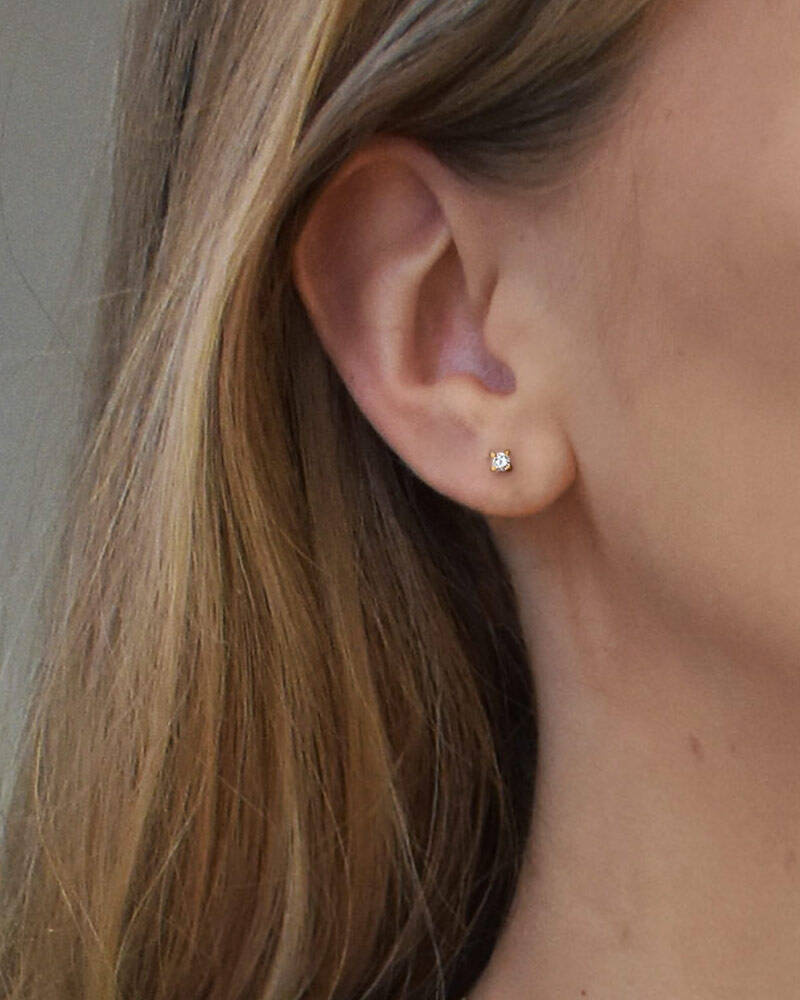 Diamond Sky drop Earring Gold