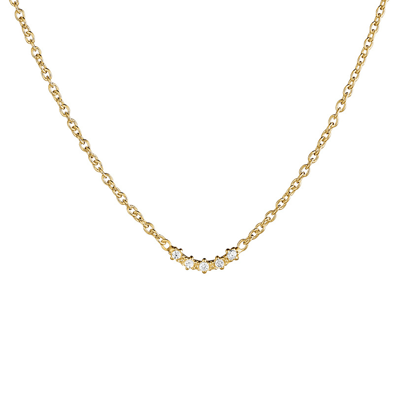 Diamond Sky fall Necklaces Gold