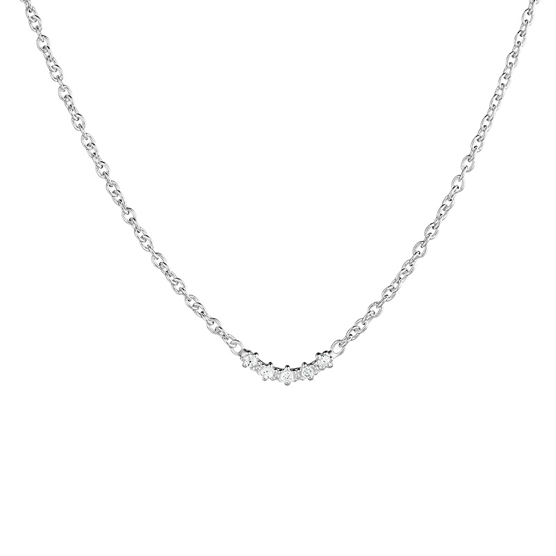 Diamond Sky fall Necklaces Silver