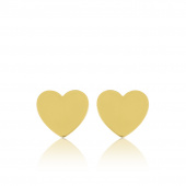 Heart Mini Studs Earring (Gold)