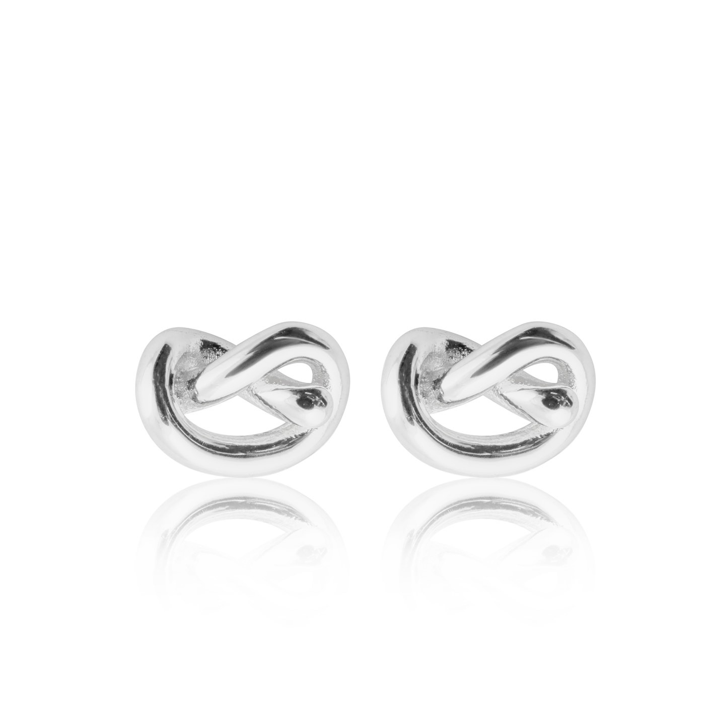 Knot Studs Earring (silver)