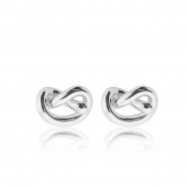 Knot Studs Earring (silver)