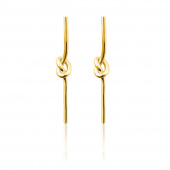 Knot Stick Earring (Gold)