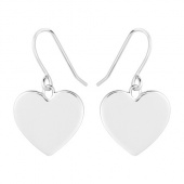 Heart Hook Earring (silver)